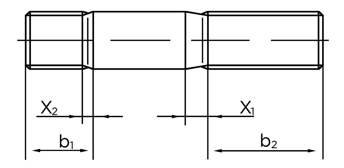 Teknisk tegning af DIN 939